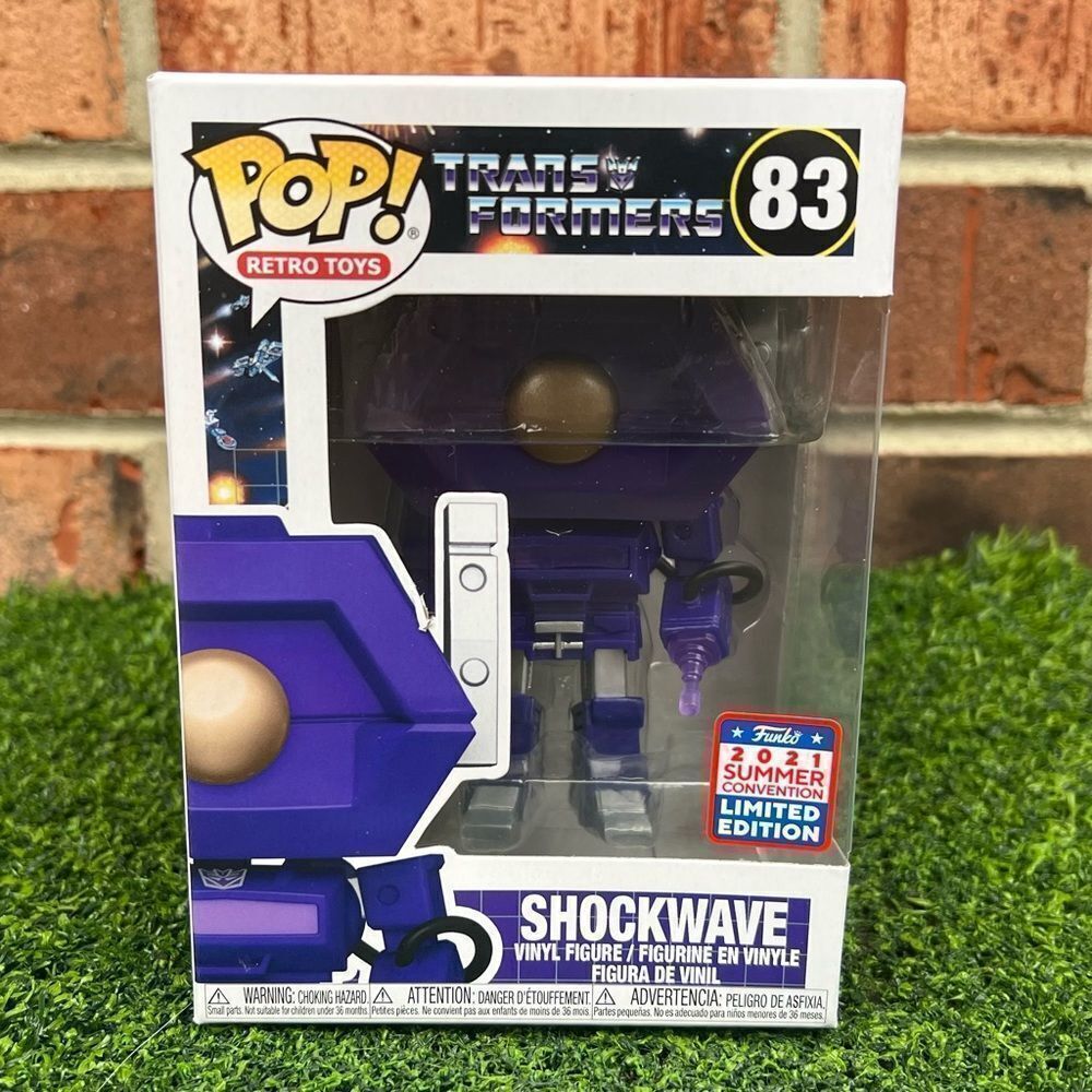 Funko Pop! Transformers SHOCKWAVE 83 2021 Summer Limited Edition Virtual…